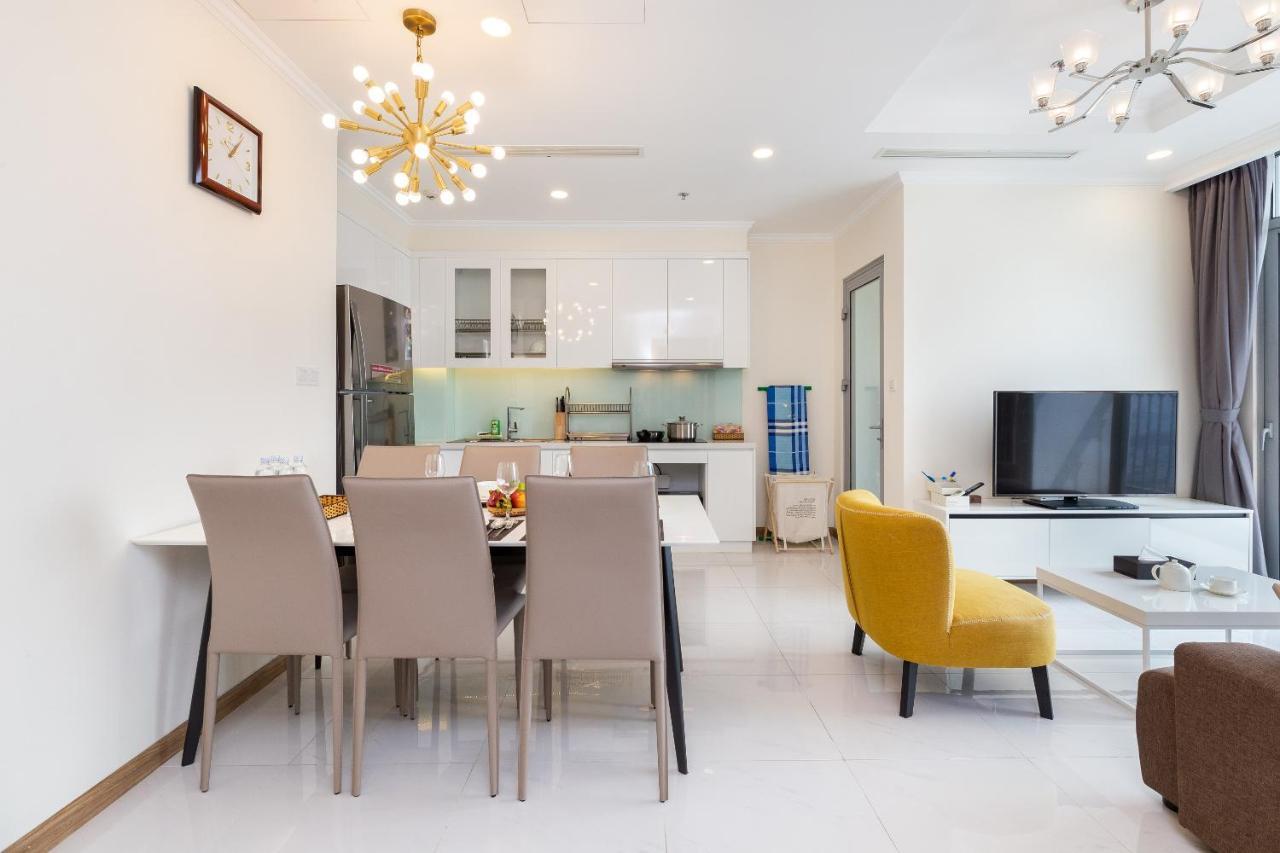 Hoasun Boutique Apartment - Vinhomes Central Park Ho Chi Minh-stad Buitenkant foto