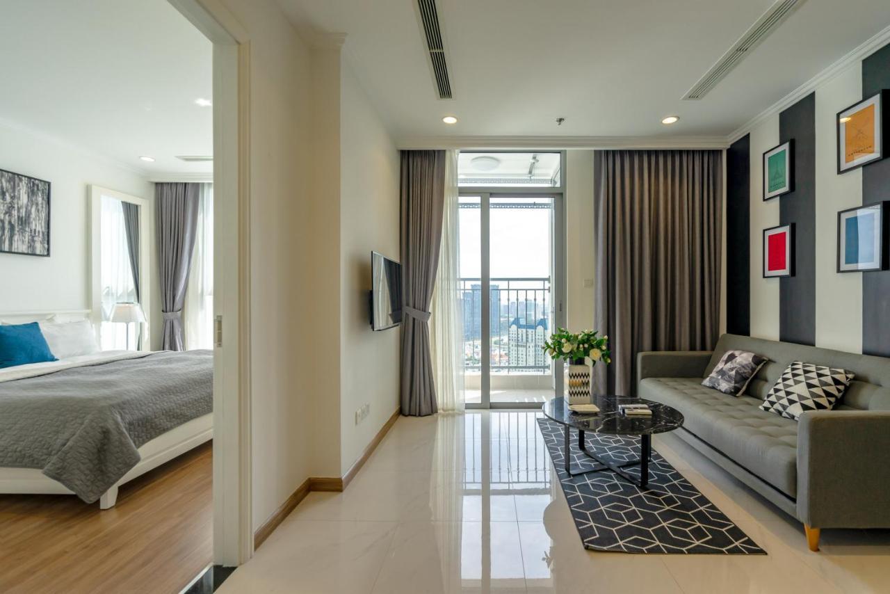 Hoasun Boutique Apartment - Vinhomes Central Park Ho Chi Minh-stad Buitenkant foto