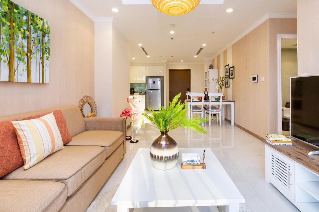 Hoasun Boutique Apartment - Vinhomes Central Park Ho Chi Minh-stad Buitenkant foto