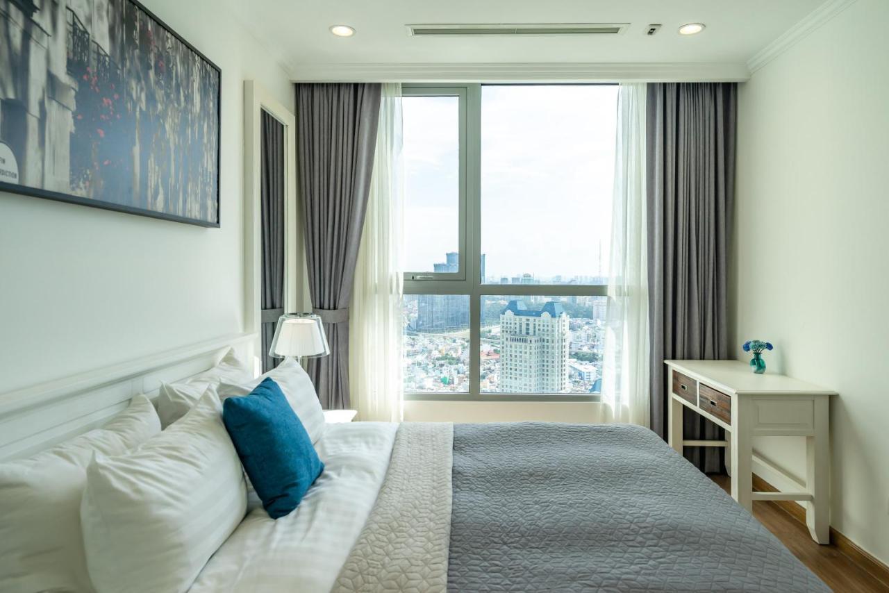 Hoasun Boutique Apartment - Vinhomes Central Park Ho Chi Minh-stad Buitenkant foto