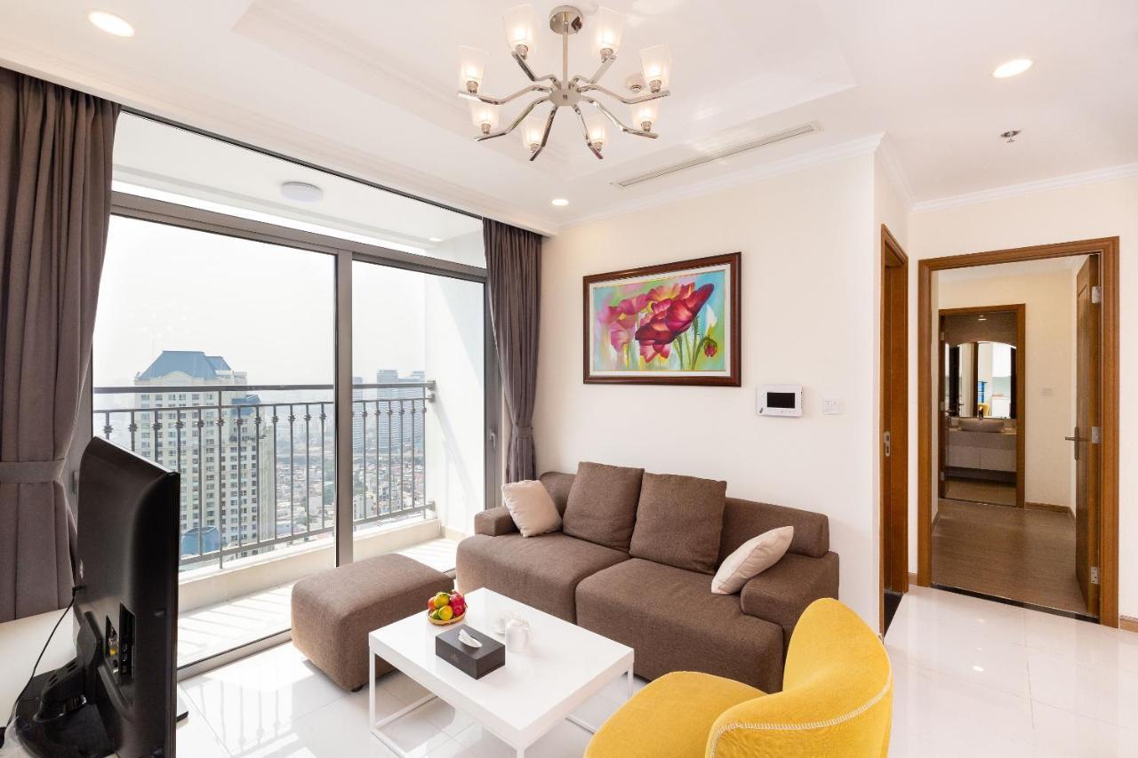 Hoasun Boutique Apartment - Vinhomes Central Park Ho Chi Minh-stad Buitenkant foto