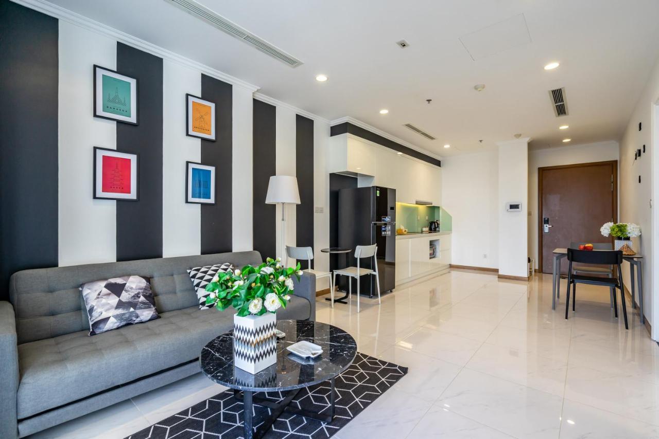 Hoasun Boutique Apartment - Vinhomes Central Park Ho Chi Minh-stad Buitenkant foto