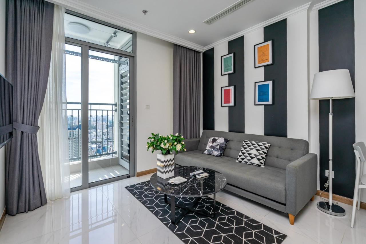 Hoasun Boutique Apartment - Vinhomes Central Park Ho Chi Minh-stad Buitenkant foto