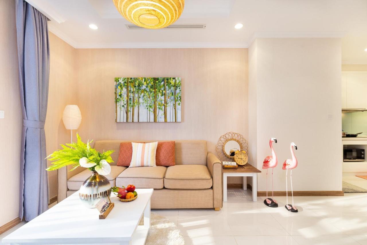 Hoasun Boutique Apartment - Vinhomes Central Park Ho Chi Minh-stad Buitenkant foto