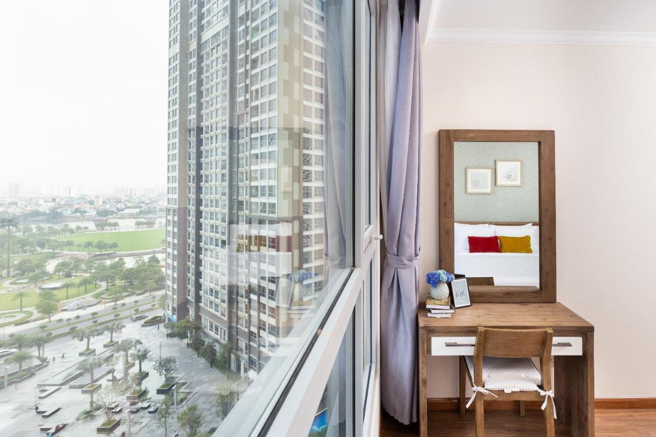 Hoasun Boutique Apartment - Vinhomes Central Park Ho Chi Minh-stad Buitenkant foto