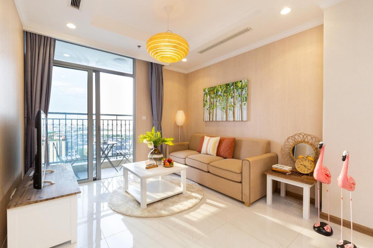 Hoasun Boutique Apartment - Vinhomes Central Park Ho Chi Minh-stad Buitenkant foto